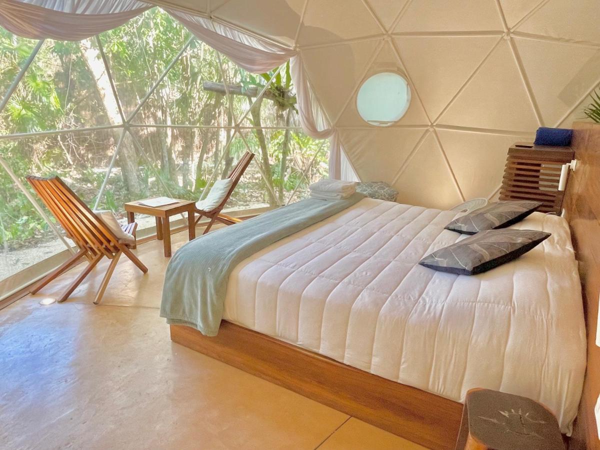 Apartmán Ku Kuk Glamping Chemuyil Exteriér fotografie